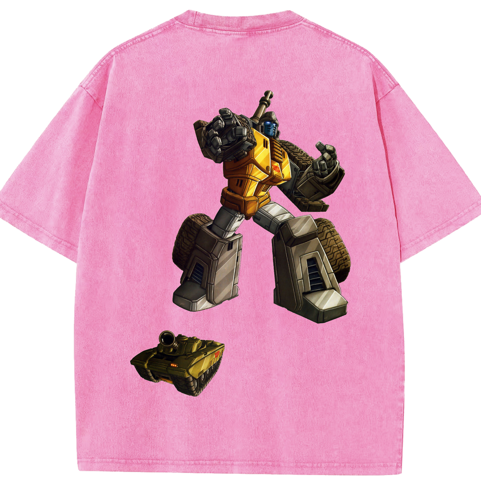 （画像用）  綿100% ヴィンテージ風 半袖Tシャツ（背面プリント）